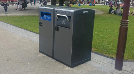 Big Belly bins Earnslaw Park