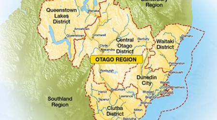 Otago Region Map