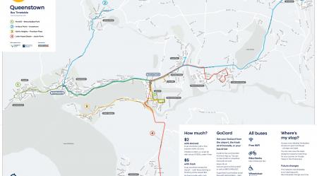 Queenstown Bus Timetable Leaflet