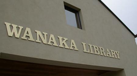 Wanaka library facade