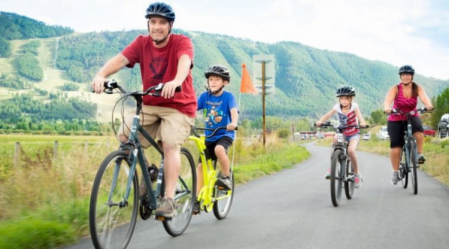 biking