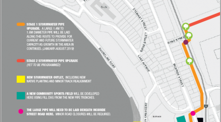 frankton stormwater upgrade map