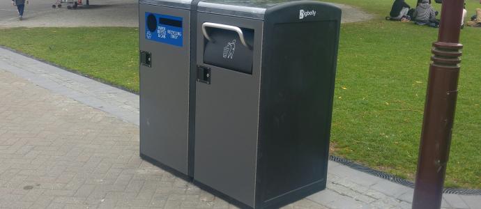 Big Belly bins Earnslaw Park