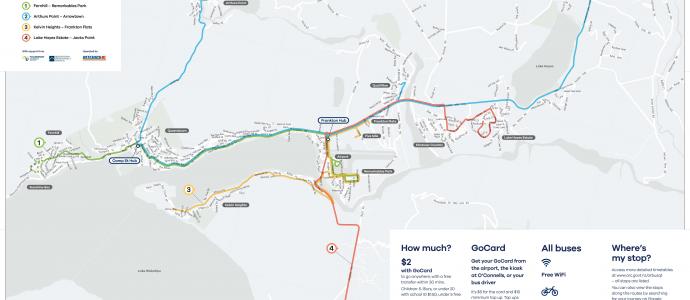 Queenstown Bus Timetable Leaflet