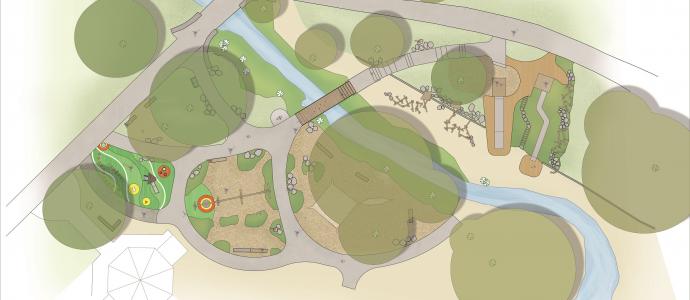 Queenstown Gardens Commemorative Playspace site plan