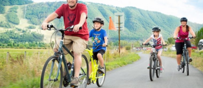 biking