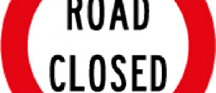 road closed
