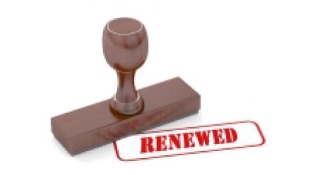 renewal of license