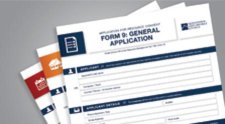 resource consent application form