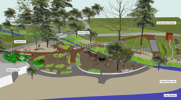 QT Bay Playground concept design