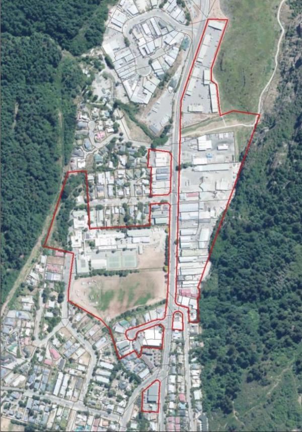 Gorge Road SHA map